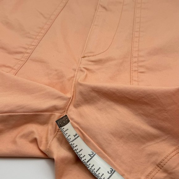 GAP Girlfriend Khaki Shorts size 0 Stretch High Rise Color Peach Martini NWT - Picture 10 of 10